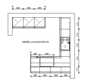 Einbauküche IP68100CK Fakta 