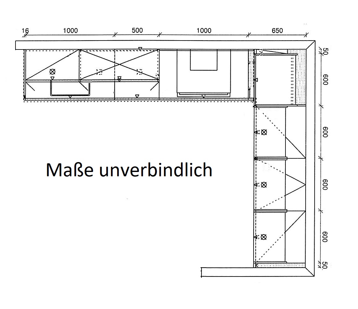 Einbauküche  Laser Soft Weitere 