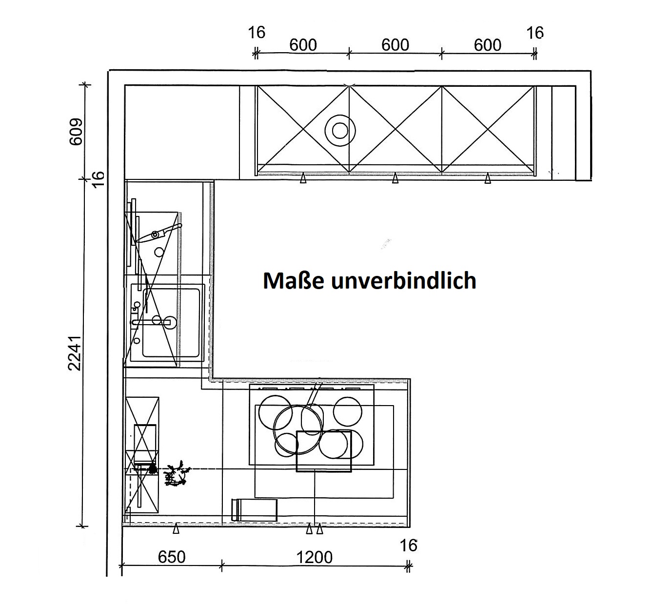 Einbauküche Comet Weitere 